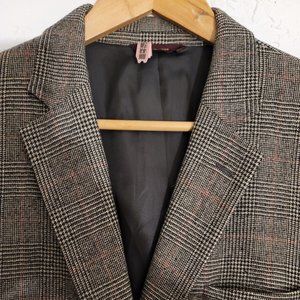 BOYS BROOKS BROTHERS YOUTH LORO PIANA sz 20 sport coat window pane hounds Wool